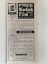 Vintage 1961 United Film Club Print Ad with Small Print Ads on Reverse picture