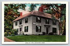 Postcard Munroe Tavern, Earl Percy HQ, British Field Hospital Lexington, MA picture
