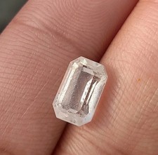 4 ct Aesthetic Natural White Topaz Clear Gemstone - Baguette Cut picture