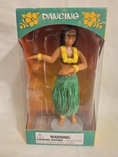 Dashboard Dancing Hula Girl Vinyl Dashboard Ornament Bobble Dancer New In Box 6