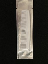 White Pocket Hair comb, 5 x1.2 inch - New and sealed. Bulk Discount. picture