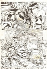 The Visitor vs The Valiant Universe #2 page 5 Bryan Hitch X-O Manowar 1995 picture