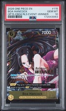One Piece JCC Boa Hancock OP15-EB04 Release Event Winner PSA 10 picture