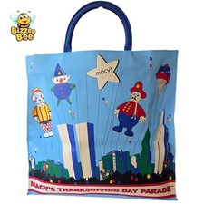 2001 Macy's 75th Thanksgiving Parade Tote - World Trade Center Background - New picture