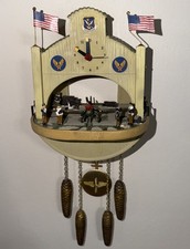 Limited Edition The Bradford Exchange P-40 Flying Tiger Cuckoo Clock picture