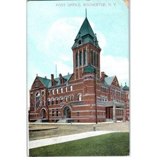 1909 Post Office Rochester New York Vintage Postcard PD9 picture