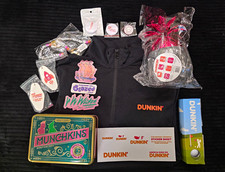 Dunkin Wicked Bundle M Pullover, Tin, Golfball, Pineapple Cup, Keychains + More picture