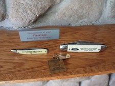 FORD Heavy Truck, Schieber Motors Pocket Knifes, Firestone Sharp Stone+ Amoco 76 picture