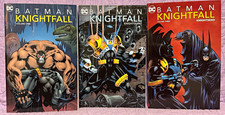 Batman Nightfall Vol 1 2 3 Complete Set Night Quest Nights End DC Hardcover picture
