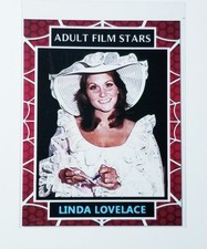 LINDA LOVELACE ADULT FILM STARS CUSTOM ART CARD WITH BACK picture