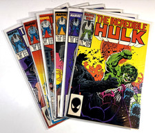 Marvel INCREDIBLE HULK #329 331 332 333 334 335 Todd McFarlane Gray Hulk VF 8.0 picture