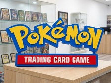 Pokemon Trading Card Game 3D Logo Sign Self standing Large Wall Display Shelf picture