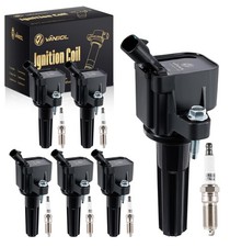 6Pk UF497 Ignition Coil Pack & 5019 Iridium Spark Plugs for 2006-2012 Chevy GMC picture