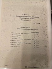 Jersey Central RR. Copies of Southern Div. Index to List of Bridges & Culverts. picture