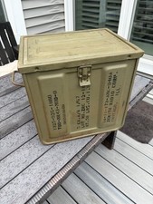 Vintage WWII Ammunition Component Box MK 1. 14” x 15” x 12”. Unique Memorabilia picture