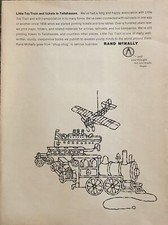 1974 Rand McNally Books VTG 1970s 70s PRINT AD Little Toy Train Tallahassee picture