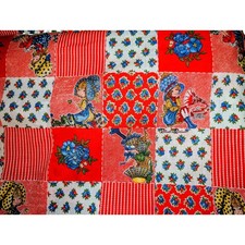 Vtg 1970s Holly Hobbie Fabric Petticoats & Pantaloons 2+ Yards 78x45