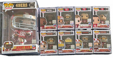 Funko POP NFL San Francisco 49ers Lot Of 9 NEW With Protectors picture
