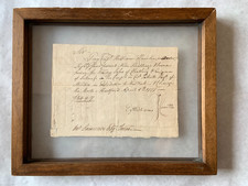 1777 Revolutionary War Financial Document Signed Ezekiel Williams for Cpt Hamlin picture