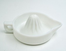 Vintage Milk Glass Sunkist Reamer Juicer  picture