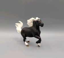 Breyer Stablemates Horse • Custom Augustus • CM Dark Flaxen Liver Chestnut Draft picture