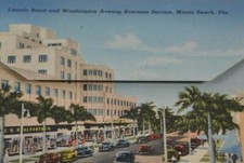 1946 Souvenir Folder Miami Beach Florida Curt Teich & Co 18 Photos Set Art Deco picture