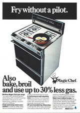 1977 Magic Chef Gas Range Oven Cleveland TN vintage Print Ad Advertisement picture