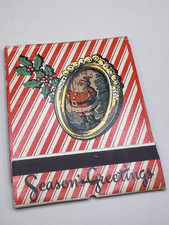 Vtg Steuben Club CHRISTMAS  Matchbook Boston  Advertising  Unused Very Cool picture