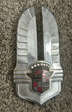 CADILLAC 1941 1942 Hood Ornament Emblem BADGE Auto Car 1943 1944 1945  1946 1947 picture