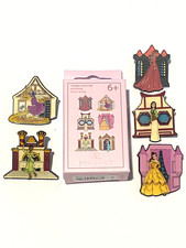 Disney Princess Castle Window Box Lunch Mystery pin. New/box. You Choose. picture