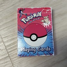 Pokemon Vintage Bicycle Playing Cards 1999 Pikachu RARE picture