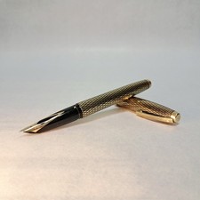 Vintage Sheaffer Imperial Sovereign 14K Gold Filled Fountain Pen 14K Nib Tested picture