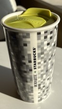 Starbuck Rodarte 2012 Pixel 12 Oz Travel Mug Limited Edition No Dish/ Micro Used picture