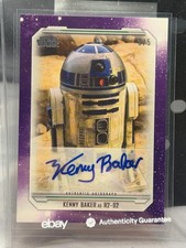 3/5 Topps Star Wars Kenny Baker R2-D2 Autograph Luke Skywalker Saga Auto Signed picture