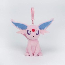 12Cm Licensed Espeon Pokemon Plush Toys Soft Doll Key Chain Ring  Bag Strap picture