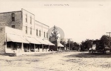 Fairwater WI Wisconsin Main Street c1910 RPPC Photo Postcard COPY picture