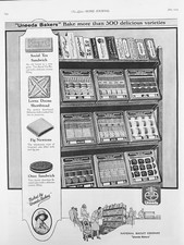 1924 Uneeda Bakers for the National Biscuit Co (NABISCO) Store Display AD #2264 picture