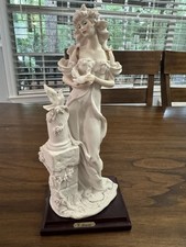 Stunning 1987 G. Armani “Lady with Doves” Capodimonte Porcelain Sculpture Italy picture