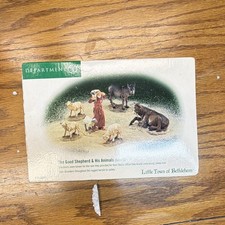 Department 56 the Good Shepherd His Animals Little Town of Bethlehem Village picture