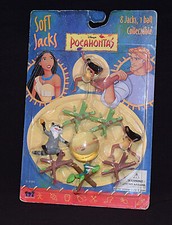 Vintage 1995 Disney Pocahontas Soft Jacks Game Maui Toys Collectable ~ unopened picture