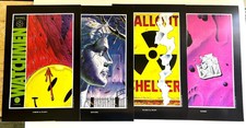WATCHMEN Set of 12 1986 US Cover Lithographs Alan Moore Dave Gibbons DC Comics picture