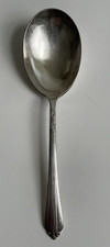 Wm Rogers Stratford Large Serving Spoon Starlight Claridge Heritage Pattern picture