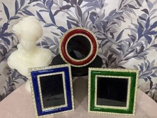 Set of 3 MMA Metropolitan Museum Of Art Fabergé Inspired Jeweled Picture Frames picture