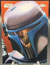 2025 Topps Chrome Star Wars SP Geonosis Reflections Mace Windu: Jango Fett R-15 picture