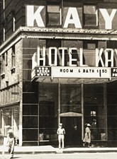 Kansas City MO Hotel Kay Formally Westgate Antique Snapshot Photo 1940s WWII picture