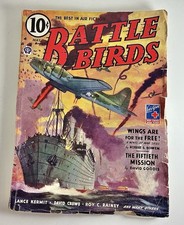 Vintage Battle Birds Pulp Magazines, May 1944, Good Condition picture