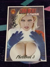 Cara Nicole AZ Powergirl Photobook #3 Cosplay Cover SIGNED 2017 picture