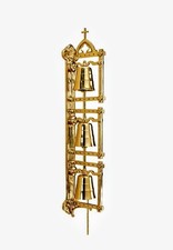 Three Bell Sanctuary Church Altar Bells for Mass 6 1/2