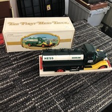 Vintage 1985 First Hess Truck Toy Bank - MIB, Mint Condition, Collectors Item picture