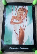 Vintage Pamela Anderson Poster 24x36 1994 Playboy Model By Alexis Vogel picture